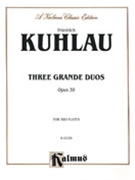 3 Grande Duos Opus 39 by Kuhlau Friedrich for Flute Duet
