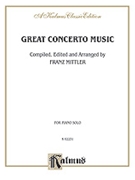 Great Concerto Music by - Mittler Franz - for Piano