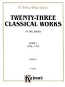 23 Classical Works Book 1 by Various for Guitar Duet
