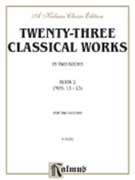 23 Classical Works Book 2 by Various for Guitar Duet (Bk 2)
