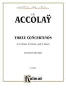 3 Concertinos by Accolay Jean Baptiste for Violin and Piano