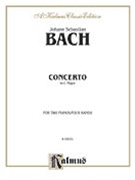 Concerto In C Major BWV 1061 Double Concerto by Bach Johann Sebastian for 2 Piano 4 Hands