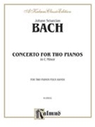 Concerto In C Minor BWV 1060 Double Concerto by Bach Johann Sebastian for 2 Piano 4 Hands