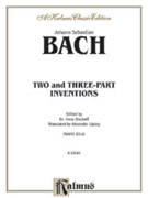 2 & 3-part Inventions & Sinfonias by Bach Johann Sebastian - Bischoff - for Piano
