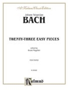 23 Easy Pieces by Bach Johann Sebastian - Mugellini - for Piano