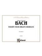 44 Organ Chorales by Bach Johann Christian for Organ