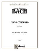 Concerto In E Minor by Bach Wilhelm Friedemann for 2 Piano 4 Hands