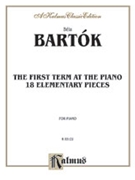 First Term At The Piano by Bartok Bela for Piano
