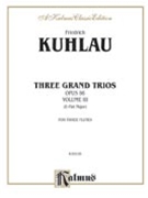 3 Grand Trios Opus 86 #3 by Kuhlau Friedrich for Flute Trio (#3 (e-fl Major))