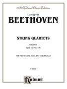 String Quartets Volume 1 Opus 18 #1-6 by Beethoven Ludwig van for Str Quartet (Vol 1)