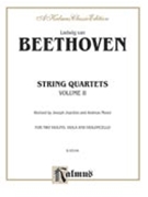 String Quartets Volume 2 Opus 59 #1-3 by Beethoven Ludwig van for Str Quartet (Vol 2)