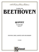 Quintet In E-flat Major Opus 16 by Beethoven Ludwig van for Woodwind Quintet