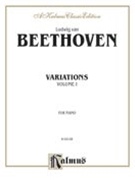 Variations Book 1 by Beethoven Ludwig van for Piano