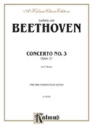 Concerto #3 Opus 37 C Minor by Beethoven Ludwig van for 2 Piano 4 Hands