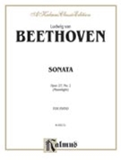 Sonata Opus 27 #2 C# Minor Moonlight by Beethoven Ludwig van for Piano