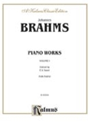 Piano Works I Opus 1-24 by Brahms Johannes - Sauer - for Piano