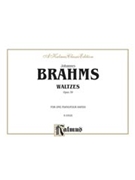 Waltzes Opus 39 by Brahms Johannes for 1 Piano 4 Hands