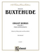 Organ Works Volume I by Buxtehude Dietrich for Organ
