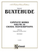 Organ Works Volume 3 by Buxtehude Dietrich for Organ