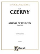 Op 299 School Of Velocity by Czerny Carl for Piano