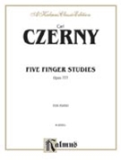 Op 777 5-Finger Studies by Czerny Carl for Piano