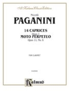 Fourteen Caprices Op. 1 and Moto Perpetuo Op. 11 No. 6 (unacc by Paganini Niccolo for Clarinet