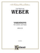 Variations Op. 33 by Weber Carl Maria von for Clarinet