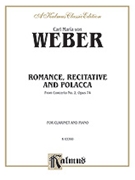 Romance Recitative & Polacca Opus 74 - From Concerto #2 by Weber Carl Maria von for Clarinet Solo