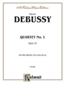 String Quartet Op. 10 by Debussy Claude for String Quartet