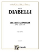 Eleven Sonatinas Opus 151 and 168 by Diabelli Anton for Piano