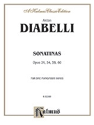 Sonatinas Op. 24 54 58 60 by Diabelli Anton for Piano