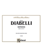 Sonatas Opus 32 33 37 by Diabelli for 1 Piano 4 Hands