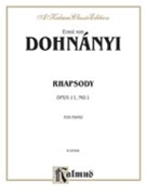Rhapsody Opus 11 #1 G Minor by Dohnanyi Ernst von for Piano