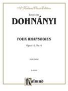 Rhapsody Opus 11 #4 by Dohnanyi Ernst von for Piano