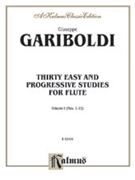 30 Easy & Progressive Studies For Flute by Gariboldi Giuseppe for Flute Method