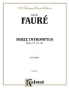 Impromptus Opp 253134 by Faure for Piano