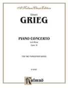 Concerto In A Minor Opus 16 by Grieg Edvard for 2 Piano 4 Hands