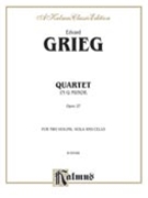 String Quartet Op. 27 by Grieg Edvard for Str Quartet