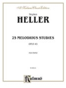 25 Melodious Studies Opus 45 by Heller Stephen for Piano