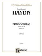 Sonatas Volume 3 #24-33 by Haydn for Piano