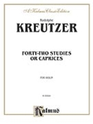 Forty-two Studies or Caprices by Kreutzer Rodolphe for Violin