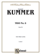 Trio #6 Opus 59 by Kummer Gaspard for Flute Trio