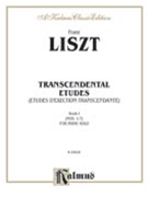 Transcendental Etudes Volume 1 by Liszt Franz for Piano