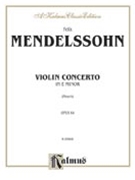 Violin Concerto Op. 64 by Mendelssohn Felix - Flesch Carl - for Violin