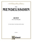 Octet In E-flat Major Opus 20 by Mendelssohn Felix for Str Lg Ens