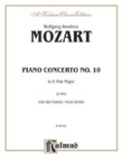 Concerto #10 K365 E-flat Major (Double) by Mozart Wolfgang Amadeus for 2 Piano 4 Hands
