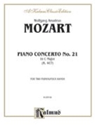 Concerto #21 K467 C Major by Mozart Wolfgang Amadeus for 2 Piano 4 Hands