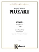 Sonata K545 C Major by Mozart Wolfgang Amadeus - Grieg Edvard - for 2 Piano 4 Hands