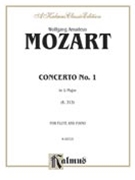 Concerto #1 In G K313 by Mozart Wolfgang Amadeus for Flute and Piano