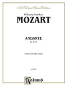 ANDANTE K 315 by Mozart Wolfgang Amadeus for Flute Solo
